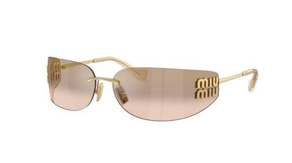 Miu Miu Aube A51S sunglasses rental Bangkok, gold light brown